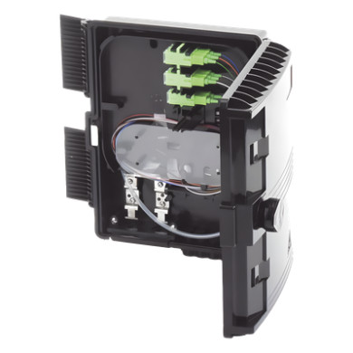 Caja de Empalme para Fibra Óptica / 24 Fusiones / IP65 / Splitter 1x8 