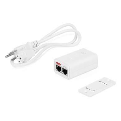 Adaptador PoE / Gigabit 10/100/1000 Mbps / 24 VDC 0.3 A / Protección E