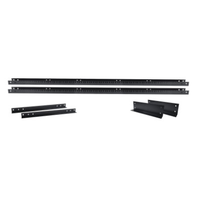 Rack 2 Postes / 19" EIA-310D / 45 UR / Carga 460 kg / Base L para Piso