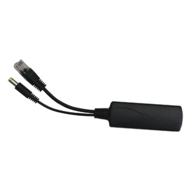 Splitter PoE / Entrada 802.3af/at 30W / Salida 12 VCC 2A / Puerto 10/1