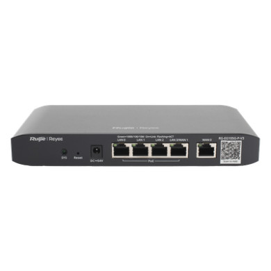 Router Balanceador SD-WAN / 4 Puertos PoE+ / 600 Mbps / 100 Usuarios C