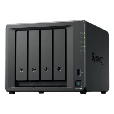 NAS 4 Bahías / Expandible a 9 Bahías / 2 Puertos 2.5GbE / 2 Ranuras M.