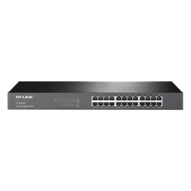 Switch Gigabit no administrable / 24 puertos 10/100/1000 Mbps / 35.7 M