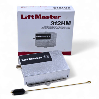 Receptor de radio universal Liftmaster 312HM de un canal a 315 MHz