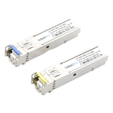 Transceptor Óptico SFP Bidireccional / Monomodo 1310 & 1550 nm / 1.25 