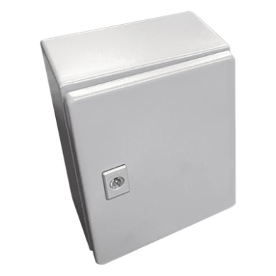 Gabinete de Acero / NEMA 4 / IP66 / 20x25x15 cm (7.9x9.8x5.9 in) / Pla