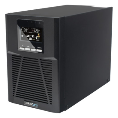 UPS Online Doble Conversión / 1000 VA / 900 W / Pantalla LCD / 3 Salid