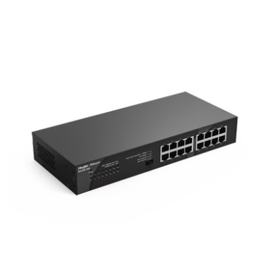 Switch No Administrable / 16 Puertos Gigabit / 32 Gbps / Fanless / Pro