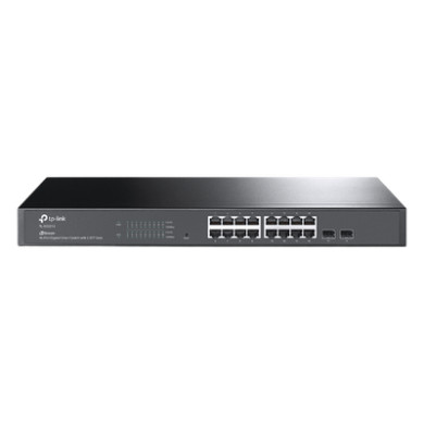 Switch Administrable / 16 Puertos Gigabit RJ45 / 2 Puertos SFP 1G / Re