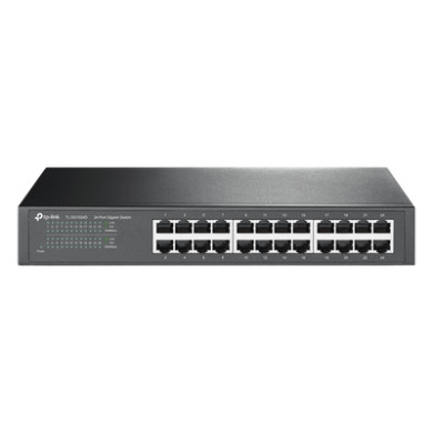 Switch Gigabit no administrable / 24 puertos 10/100/1000 Mbps / 35.7 M