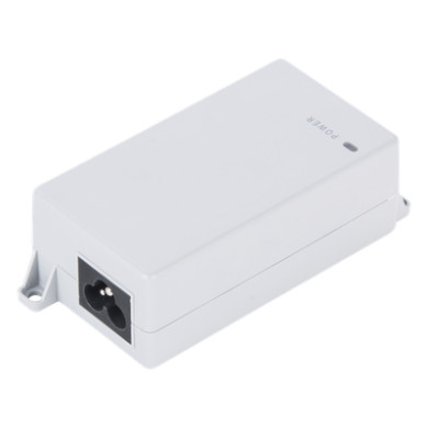 Inyector PoE Pasivo Gigabit / 24V CC / 0.5A / 100-240V Entrada / Monta