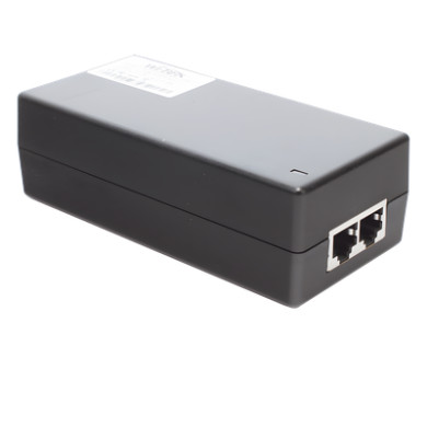 Inyector PoE / Hi-PoE 60 W / Gigabit 2 Gbps / 2 Puertos / Alcance 100 
