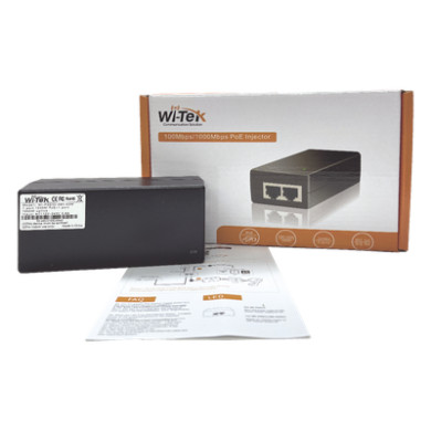 Inyector PoE / Hi-PoE 60 W / Gigabit 2 Gbps / 2 Puertos / Alcance 100 