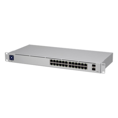 Switch Capa 2 / 24 Puertos Gigabit / 2 SFP 1G / Sin Ventiladores / Pan