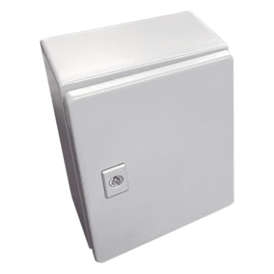 Gabinete de Acero / NEMA 4 / IP66 / 15 x 15 x 12 cm / 5.9 x 5.9 x 4.7 