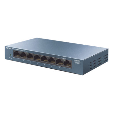 Switch de Escritorio / 8 Puertos Gigabit 10/100/1000 Mbps / Carcasa Me
