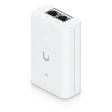 Adaptador PoE+ / 30 W / 2.5 Gbps / 48V 0.65A / (2) Puertos RJ45 Blinda