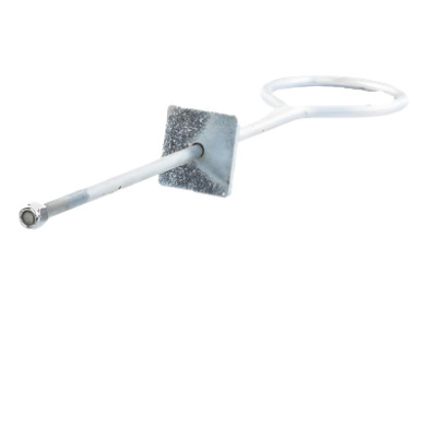 Ancla de Losa o Pared / Ajustable 63-65 cm / Argolla 13 cm / Galvaniza