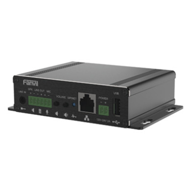 Gateway IP/SIP para Voceo / Amplificador Integrado 30 W / Entrada Audi
